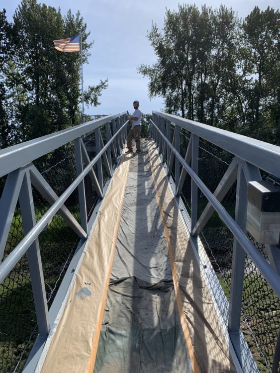 Interior commercial painting for an office or retail space