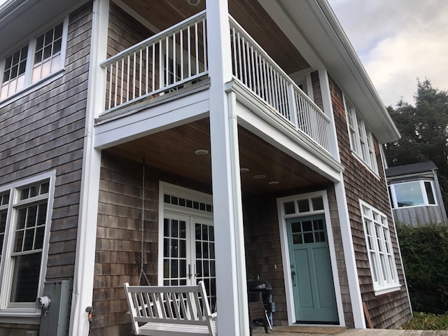 Completed exterior paint project by Lenny Martin Painting